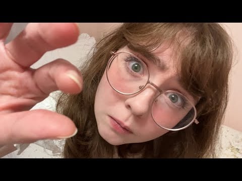strange girl asks you questions ASMR