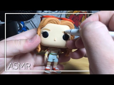 ASMR || Cleaning my Stranger Things funko Pops 🧼🎙️(No talking / Mike, Eleven & Max Mayfield)