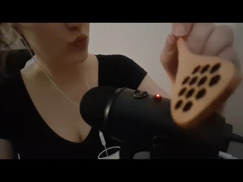 ASMR eating your face with a honey spoon 😴