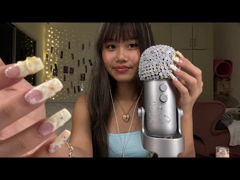 I got new nails so here’s ASMR for your sleep 🪷ྀི˚.༘⋆ (no mid-roll ads)
