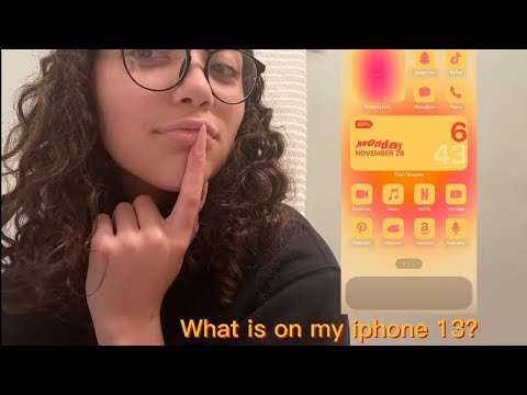 ASMR~ what’s on my iphone 13? ❤️‍🔥