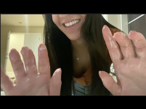 ASMR - Massage with sloppy lotion