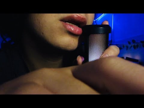 ASMR - your girlfriend kisses you