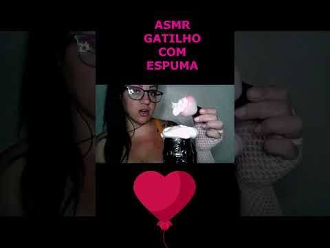 ASMR-SHORTS ESPUMA NO MIC #asmr #rumo1k #shortsviral #shortsviral2023 #shortsvideo #shorts