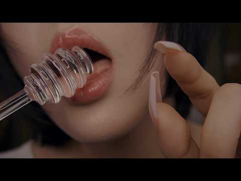ASMR Eating You with a Glass Dipper (Mouth Sounds)