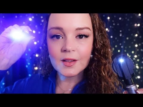 ASMR | Gentle Light Triggers and Eye Exam | Soft Spoken for Relaxation