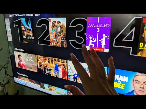 Netflix TV Tracing ASMR (Screen Tapping and Tracing)