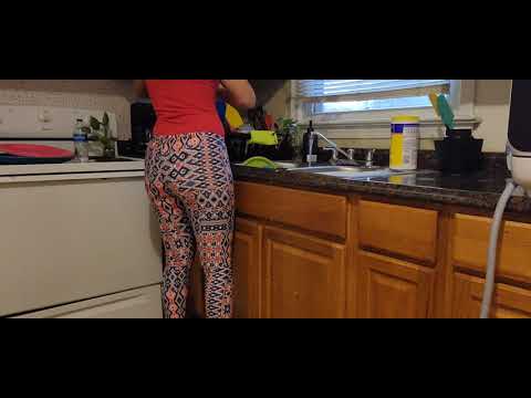 LET'S CLEAN THE KITCHEN | WASHING DISHES |  WIPING DOWN |ASMR SOUNDS |