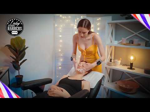 ASMR Face Massage by Barber Lady Sandra