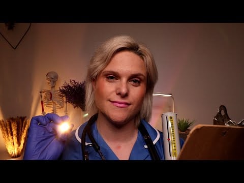 A Detailed ASMR Nurse Health Check & Stop Smoking Consultation