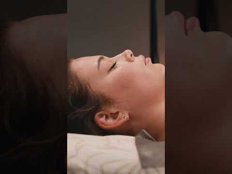 ASMR relaxing belly and leg massage for girl Elena #asmrmassage