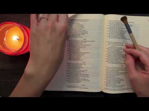 ASMR Reading Bible Scriptures Softly 📖 | Gum Chewing, Relaxation & Encouragement