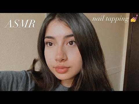 ASMR | nail tapping while I ramble 💅