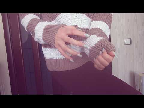 ASMR | fabric and leggins scratching