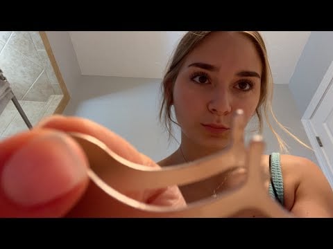 asmr perfecting your lashes!