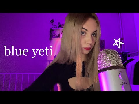 асмр тест микрофона blue yeti ✨ звуки рта,триггеры