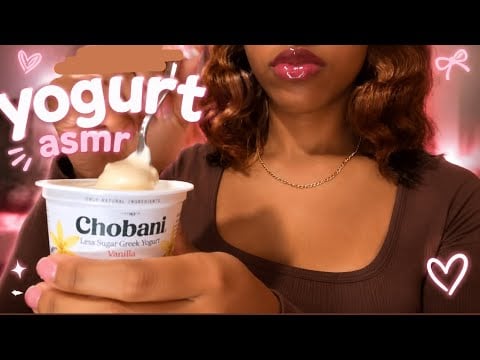 🥣 ASMR Creamy Yogurt Eating Sounds 🤍