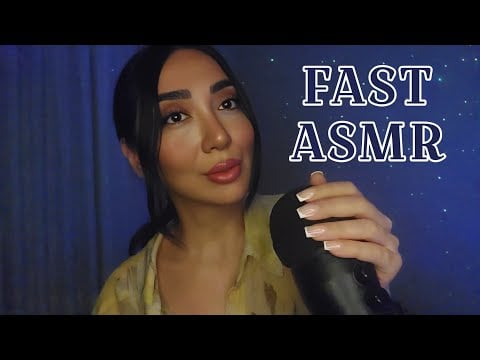 Fast and Aggressive Asmr (NO TALKING) For Sleep and Relaxation 😴 (Mouth Sounds,Hand Sounds,Tapping)