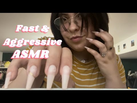 SUPER FAST & AGGRESSIVE INVISIBLE FACE, CAMERA TABLE TAPPING & SCRATCHING NO TALKING RAIN SOUNDS
