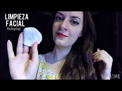 ♡ASMR español♡ LIMPIEZA FACIAL para ti! ♥ Roleplay