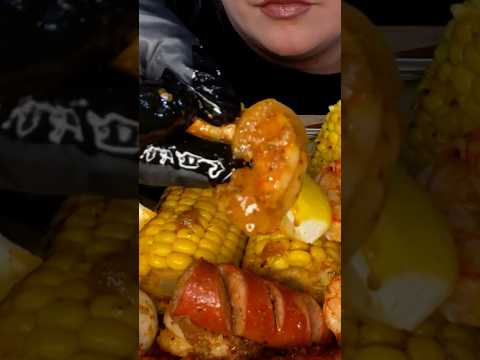 Would you eat this? 😳#asmr #food #seafoodboil
