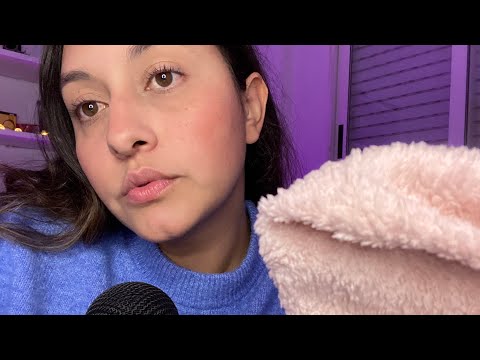 ASMR ✨MASAJE FACIAL PARA TU LINDA CARITA + BESITOS  (toco tu carita, Roleplay, Mouthsounds) ♥️😊✨
