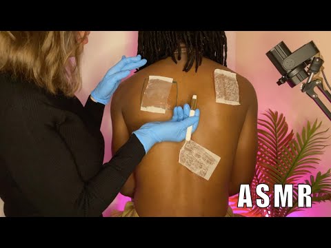 ASMR FRANÇAIS ROLEPLAY : EXAMEN DU DOS (REAL PERSON) / ASMR TREATMENT REAL PERSON : BACK INSPECTION