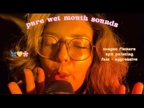 💛INSANE Pure Wet Mouth Sounds ASMR (life changing)💛