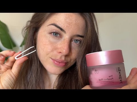 ASMR: THE POREFECT PAD SKINCARE ROUTINE 🫧🩷@YEPODA​