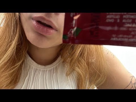 Asmr te maquiando com coisas do meu trabalho 