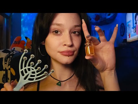 ASMR FAST AND AGGRESSIVE SCALP MASSAGE FOR INSTANT TINGLES!