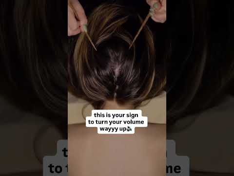 ‼️this is your reminder to turn it back down before scrolling‼️ #asmr #asmrsleep #asmrhair #relax