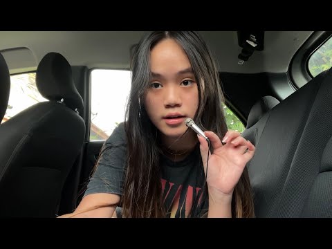 ASMR in my car’s backseat ( public asmr )