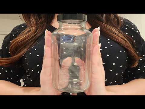 ASMR Glass Tapping + Plastic Lid Tapping (No Talking)