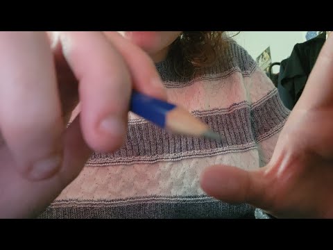 lofi asmr taking my notes on your face (camera touching, soft spoken, personal attention)