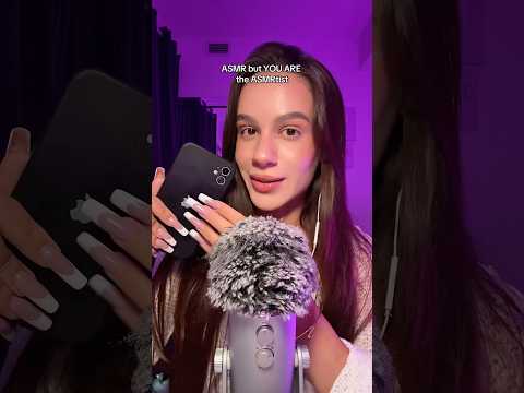 ASMR but YOU ARE the ASMRtist! 😍#asmr #asmrvideo #asmrsounds #sleep #tingles