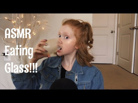 ASMR~ Eating GLASS....