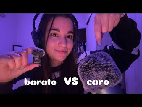 ASMR MICRÓFONO CARO VS BARATOS | Blue Yeti vs DJI mini vs Solapero ~ mouth sounds, tapping 