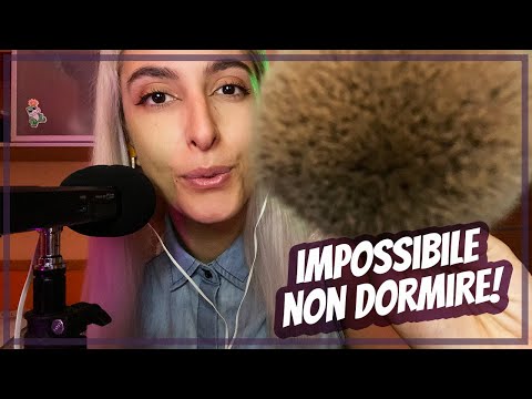 IMPOSSIBILE NON DORMIRE 🥱 mouth sounds, tongue clicking, hands movements, camera brushing | ASMR ITA