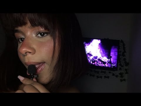 ASMR | Mic Lambendo e Sons de Boca (espuma no microfone +)