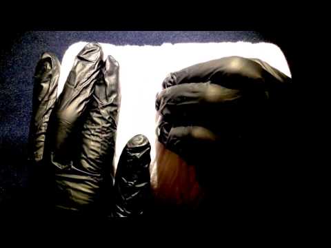 Latex Gloves playing with Hoooked Zpagetti [[ASMR]]