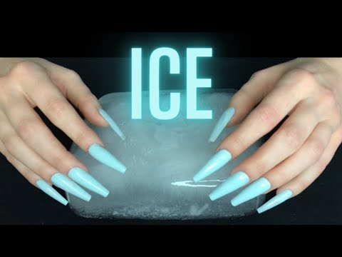 ASMR - Ice Tapping & Scratching ( No Talking )