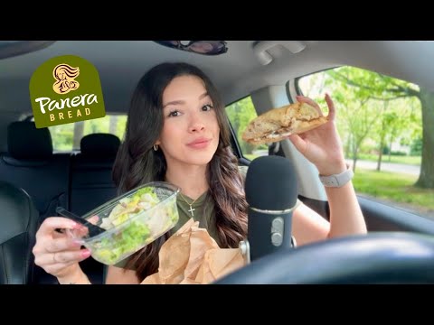 ASMR Panera Mukbang *new menu* 🥖