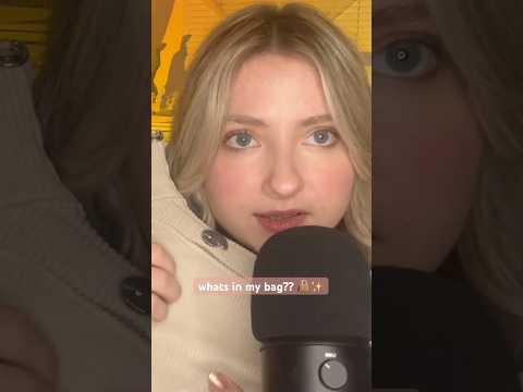 ASMR | whats in my bag??? | clicky whispers and overexplaining #sleep #whispers #asmr #tingles