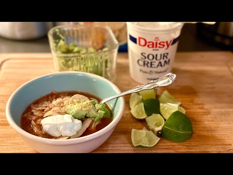 No Frills Cooking with Linda | Chicken Tortilla Soup for a Cold Evening