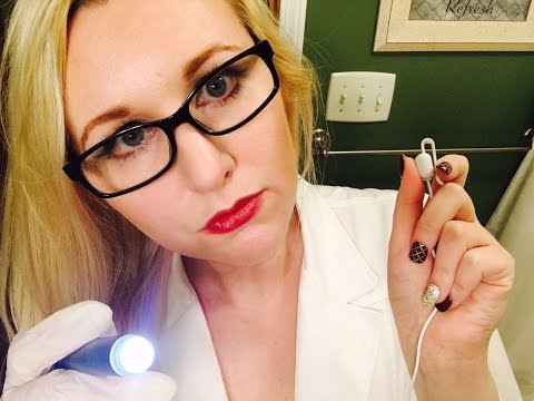 ASMR Advanced Cranial Nerve Exam | New Testing Devices, Pen Light, Gloves