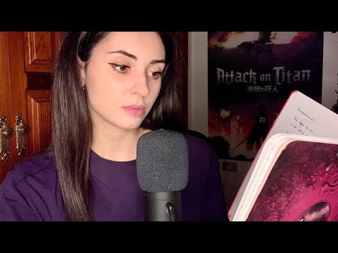 ASMR en soft spoken mientras leo mis poesías | ASMR en español