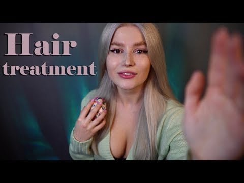 ASMR brushing your hair and mine ✨ Hair play, combing, hands movements for sleep and relaxation