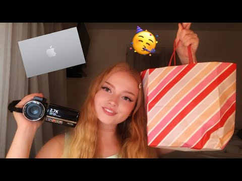 BIRTHDAY GIFT HAUL 🥳✨ ~ ASMR