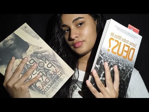 ASMR SOM DE PAPEL + LEITURA SUSSURRANDO